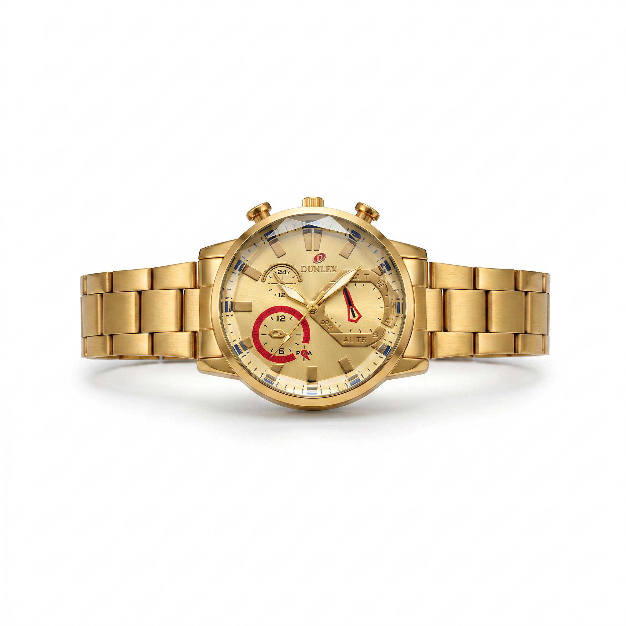 All-Gold Chronograph Watch for Men