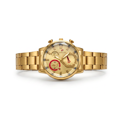 All-Gold Chronograph Watch for Men