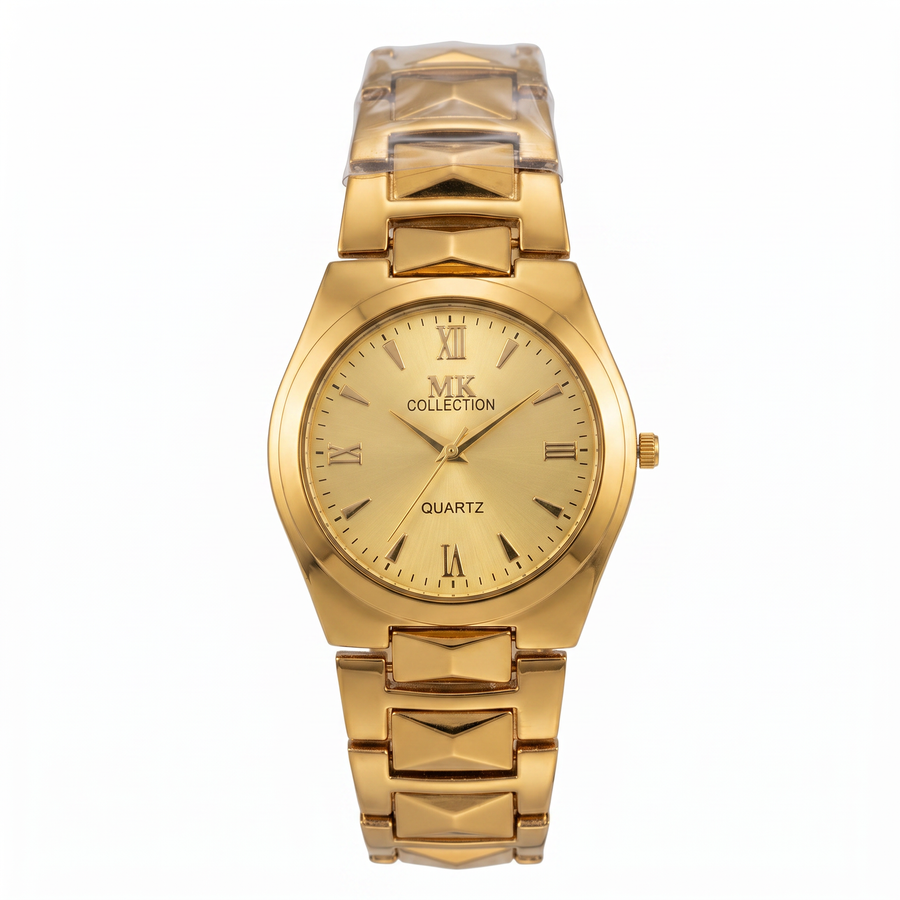 Gold Tone Stainless Steel Watch for Men