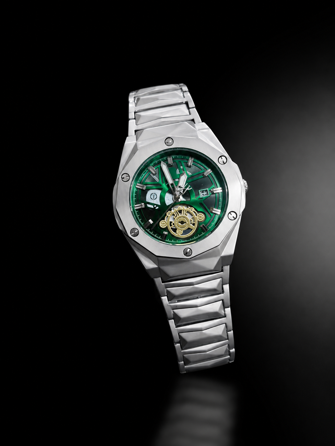 Heavyweight Diamond Cut Men's Watch